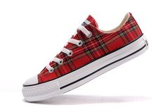 Plaid Converse, Nike Rift, Converse Style Women, Chuck Taylor Converse, Classic Punk, Tartan Fashion, Converse Low, Converse Shoes Womens, Converse Low Tops