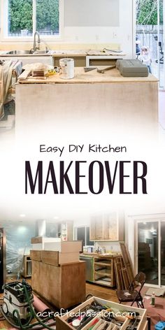 This modern kitchen makeover is filled with gorgeous black and white accents, hexagon tile backsplash, and many DIY projects. Check it out!