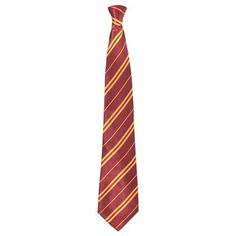 A Harry Potter Tie is the perfect way to tie your Halloween Harry Potter costume together! This satin tie features a red and yellow diagonal stripe pattern and is adjustable for small to large wizards. Use this Harry Potter Tie to make one magical costume! Harry Potter Tie product details:  3 1-2in wide x 61in long Polyester  Officially licensed Warner Brothers Harry Potter product. Harry Potter Kostüm, Harry Potter Costumes, Harry Potter Tie, Halloween Halloween Costumes, Harry Potter Robes, Hogwarts Uniform, Diagonal Stripes Pattern, Harry Potter Cosplay, Costumes For Teens