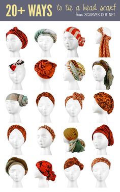 Tie A Head Scarf, Head Scarf Tying, Makeup Tip, Scarf Knots, Head Scarves, Turban Style, Hair Wraps, Scarf Tying