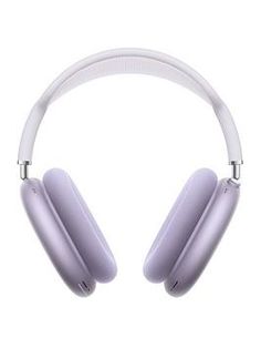 the headphones are purple and white