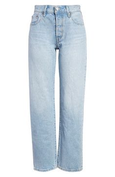 The jeans style that started it all is done in sturdy nonstretch cotton denim and bleach-baked to an authentic fade. 100% cotton Machine wash, line dry Imported 501 Outfit, Cassie Howard, Blue Jeans Women, Cosy Outfit, Wardrobe Makeover, Fall Winter Trends, Autumn Trends, Christmas Clothes, Fits Clothes