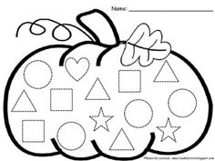 an apple shape worksheet with shapes and numbers to make it easier for children to learn