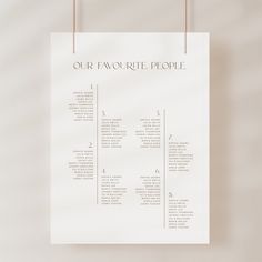 Clara - Wedding Seating Chart Seating Chart Poster Board, Modern Elegant Wedding Invitations, Wedding Seating Plan Template, Reception Timeline, Seating Plan Template, Seating Chart Poster, Wedding Seating Plan, Invitation Maker, Seating Plan Wedding