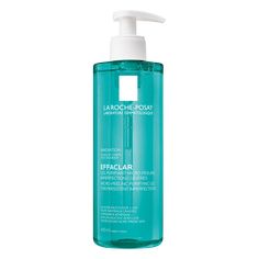 Deeply cleanse your skin with La Roche-Posay Effaclar Micro-Peeling Purifying Gel Wash, an exfoliating cleanser for the face and body which is suitable for blemish-prone, oily skin.. The face wash intensely and hygienically cleanses skin and targets imperfections, such as acne and blackheads, on the face and body. It penetrates skin to unclog pores of dirt and impurities and deeply exfoliates. This process removes dead skin cells, leaving a visibly smoother, softer and cleaner complexion.. The P Effaclar Duo, French Skincare, Bumpy Skin, Exfoliating Cleanser, Unclog Pores