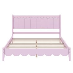 Crafted from sturdy, high-quality wood, this bed frame boasts a rectangular headboard with sleek lines, creating a timeless yet contemporary look. The platform design eliminates the need for a box spring, making it easy to set up and saving you money. The bed frame's solid construction ensures stability and durability, while the wooden surface is smooth and comfortable to touch. Its neutral hue easily pairs with various bedding styles, making it a versatile addition to any bedroom. Red Barrel S… Pink Bedframe, Wood Platform Bed Frame, Platform Design, Style Bed, Bedroom Red, Wood Platform Bed, Bedroom Color, Dream House Rooms, Murphy Beds