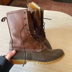 Only Worn A Couple Of Times. Insulated Women’s Shearling Line Ll Bean Winter Boots. Size 9.5 Ll Bean Boots, Bean Boots, Ll Bean, L L Bean, Winter Boots, Rain Boots, Women Shoes, Boots, Women Shopping