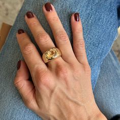 This one-of-a-kind 3.96ct Citrine Cloud Ring features a striking 3.96ct round citrine set in 14k yellow gold. The cloud setting allows the vibrant yellow hues of the citrine to glow brilliantly. Citrine, the birthstone of November, is often referred to as the 'merchant's stone' for its ability to attract abundance and prosperity. May this beautiful Citrine ring bring you success, joy, and boundless energy. Cloud Ring, Yellow Hues, Gem Shop, Attract Abundance, Citrine Ring, The Cloud, Birth Flowers, Flower Charm, Birthstone Ring