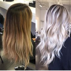 Cool Toned Blonde Hair With Shadow Root, Winter Blonde Hair Shadow Root, Neutral Blonde Hair Shadow Root, Blond With Shadow Root Icy, Bleach And Tone Shadow Root, Platinový Blond, Silver Blonde Hair, Icy Blonde Hair, Light Blonde Hair