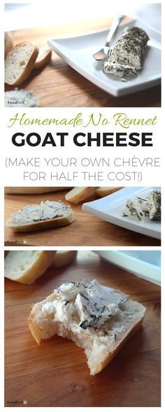 homemade goat cheese is the perfect appetizer for any meal