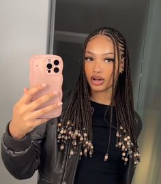 Braids Cornrows For Black Women, Natural Black Braided Hairstyles, Fulani Braids Round Face, Braids For Square Face Shape, Fulani Braids No Edges, Large Braid Hairstyles, Fulani Braids Ideas, Braids With Straight Hair In The Back, Fulani Sew In Hairstyles