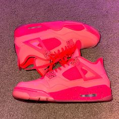 10/10 Condition Worn Once Selling On Goat For 425 Pink High-top Basketball Shoes With Red Sole, Pink Jordans, Jordan Red, Womens Air Jordans, Womens Jordans, Jordan Shoes, Womens Shoes Sneakers, Air Jordans, Shoes Sneakers