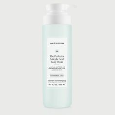 Salicylic Acid Body Wash - The Perfector – Naturium Salicylic Acid Body Wash, Exfoliating Body Wash, Azelaic Acid, Tranexamic Acid, Beauty Products Drugstore, Gentle Exfoliator, Body Cleanser, Skincare Ingredients, Body Treatments