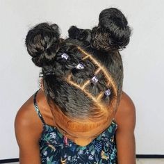 Black kids hairstyles @indyyya Back To School Hairstyles Black, Hairstyles Pakistani, Diy Outfits, Girls Natural Hairstyles, Pelo Afro