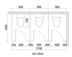 a drawing of a toilet with the measurements