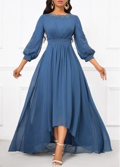 Color:Dusty Blue;Size:S;Size:M;Size:L;Size:XL;Size:XXL;Package Contents:1 X Dress;Occasion:Work;Style:Elegant; Modest Dresses For Church Plus Size, Modest Blue Wedding Dress, Long Dress Puffy Sleeves, Formal Dresses Long With Sleeves Classy Beautiful Evening Gowns, Dust Blue Dress, Mother Of The Bride Dresses Dusty Blue, Nail Color For Dusty Blue Dress, Dusty Blue Mother Of The Groom Dresses, 1 Pices Dress