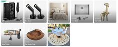 there are many different types of furniture on this page