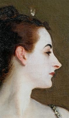 a painting of a woman wearing a tiara