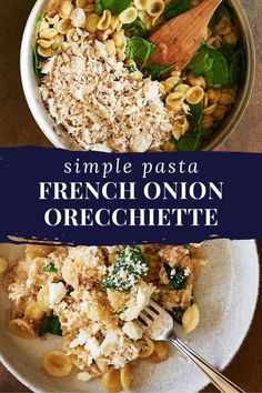 Elevate your pasta night with caramelized onion orecchiette! This dish combines the sweetness of caramelized onions with the chewy texture of orecchiette pasta. It’s a comforting, delicious recipe that’s quick enough for weeknights but special enough for guests. Serve the French onion pasta with a side of garlic bread or a crisp green salad.