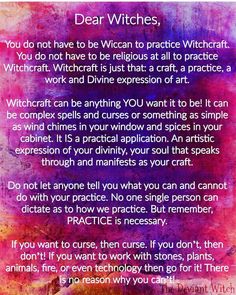 ∆ A Way of the Wise... Witchcraft is inherently secular -a craft, like wood working, knitting, or painting. The only difference is that its medium is spiritual forces. Witch Board, Which Witch, Wiccan Witch, Hedge Witch, Wicca Witchcraft, Pagan Witch