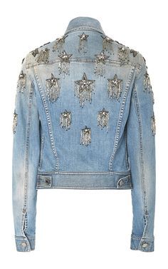 Mode Country, Embroidery Jeans Jacket, Embroidery Jacket, شال كروشيه, Diy Jacket, Denim Inspiration