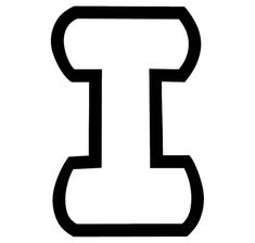 a black and white image of the letter t