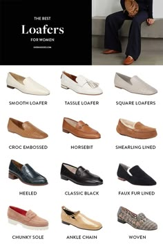 Work Loafers Women, Must Have Sneakers Women 2023, Women’s Spring Shoes, Women’s Loafers Outfit, Women’s Work Shoes, Loafers For Women Outfit Work, Women’s Loafers, Professional Shoes Women, Outfits With Loafers Women