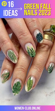 Mom Manicure, Plant Nails, Plant Room Ideas, Nails Inspired, Floral Nail Designs, Plant Room, Floral Nail, Style Nails, Nail Art Inspo