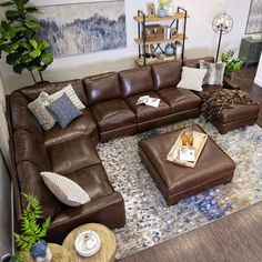 a living room filled with lots of furniture