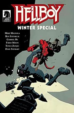 the cover to hellboy winter special