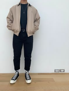 Drip Clothes, Fashion Outfits Streetwear, Clothes Fashion Outfits, Clothes Streetwear, Hipster Style, Outfits Streetwear, Beige Jacket