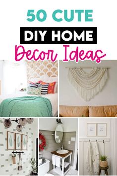 the top 50 cute diy home decor ideas