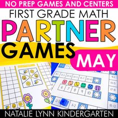 the first grade math partner games may