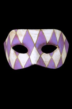 Purple Checked Eye Mask Purple Checked Eye Mask Authentic venetian mask in papier mache. Handcrafted according to the original Venice carnival tradition. Manifactured in Venice by the famous venetian masters. Each item is provided with certificate of authenticity. H12 x W15 cm Venice Carnival, Gothic Fairy, Venetian Masks, Venetian Mask, Leather Mask, Lowbrow Art, Henna Patterns, Masks Masquerade, Fairy Art