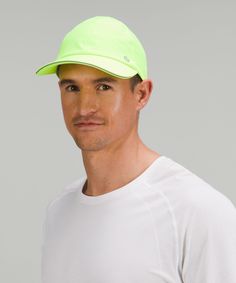 Sunny days make for great runs. Keep the glare out of your eyes with this lightweight running hat. Designed for Run. Reflective details. Adjustable back closure for a custom fit. 'Hand wash cold', 'Do not bleach', 'Lay flat to dry', 'Do not iron', 'Do not dry clean', 'Imported'. Inner front panel: 58% Nylon, 27% Polyester, 9% Lycra elastane, 6% X-static nylon. Sweat band: 58% Nylon, 27% Polyester, 9% Lycra elastane, 6% X-static nylon. Body: 86% Polyester, 14% Elastane. Sweat Band, Running Hats, Men's Hats, Free Running, Custom Fit, Your Eyes, Sunny Days, Lay Flat, Baseball Hats