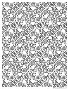 a black and white geometric design with circles in the middle, on a white background