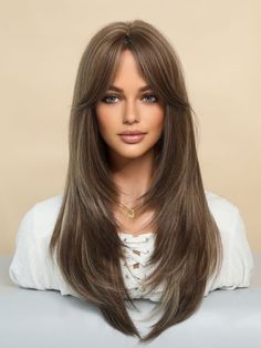 Curtain Bangs For Straight Hair, Front Layers, Haircuts For Long Hair With Layers, Bangs Hairstyles, Hairstyles For Layered Hair, Hair 2024, Haircuts For Medium Hair, Haircuts Straight Hair, Hair Stylist Life