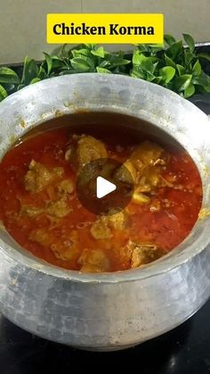 Recipe Indian Foods, Chicken Korma Recipe Indian Foods, Beef Korma, Indian Chicken Curry Recipe, Chicken Korma Recipe, Chicken Starter, Curry Food, Variety Food