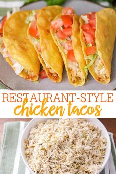 the best restaurant style chicken tacos