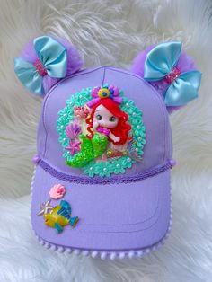 Summer rainbow kids bling pink trucker hat/ star /heart / biscuit doll / mermaid hat /Ariel mermaid inspired/bow customize your own hat/birthday gift/handmade/girly accesories Pink Adjustable Hat For Playtime, Adjustable Pink Hat For Playtime, Pink Curved Brim Hat For Playtime, Pink Hat One Size Fits Most For Playtime, Pink Hat For Playtime, Playful Pink Adjustable Baseball Cap, Playful Adjustable Pink Baseball Cap, Cute Adjustable Baseball Cap, Pink Kawaii Hat One Size Fits Most