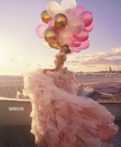 Rooftop Photoshoot, Bday Photoshoot, Big Dresses, Elegant Birthday, Birthday Shoot, Pink Birthday, Birthday Photo