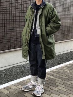 必殺！！裏返し🙅‍♂️﻿ ﻿ ﻿ 👓⇨⇨⇨#金子眼鏡﻿ 🧥⇨⇨⇨#usarmy #m65﻿ � Fashion Inspiration, Rain Jacket, Style Inspiration