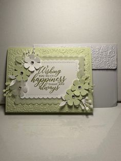 a greeting card with flowers on it and the words wishing you are always in bloom