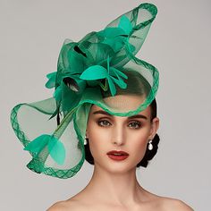 Category:Fascinators,Headpiece,Kentucky Derby Hat; Embellishment:Floral,Flower,Feather; Gender:Women's; Quantity:1pc; Occasion:Ladies Day,Horse Race; Material:Feather,Net; Head Circumference:54-58; Front page:WE; Shipping Weight:0.075 Derby Hats Fascinators, Feather Headpiece, Horse Race, Fascinator Headband, Melbourne Cup, Feather Fascinators, Kentucky Derby Hat, Flower Headpiece