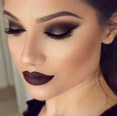 Trucco Smokey Eye, Winter Make Up, Make Up Foundation, Mekap Mata, Beauty Make-up, Makijaż Smokey Eye, Dark Makeup, Fall Makeup, Makeup Goals