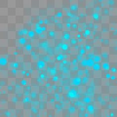 an image of some blue lights on a gray background, with small dots in the middle