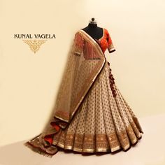 Kunal Vaghela, Shaadi Lehnga, India Wedding Dress, Bandhani Lehenga, Night Jasmine, Handwork Blouse, Ghaghra Choli, Lehenga Bridal, Lehenga Saree Design