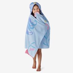 {"Fill bath, beach, or pool time with imagination and fun by wrapping up in one of our absorbent kids' hooded towels, woven of soft, plush cotton terry. Choose personalization to add a special touch to a gift for the special children in your life. Provide hours of fun beyond bath time with our kids' character hooded towels 100% cotton terry exclusive of decoration Features details that make each character come to life Can have a monogram Imported | Hooded Towel - Mermaid - Blue, multi, Cotton | Kids Hooded Towels, Hooded Bath Towels, Hooded Towels, Fairy Coloring, The Company Store, Mermaid Coloring, Pets For Sale, Pool Time, Family Event