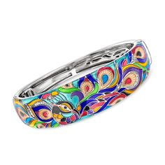 a multicolored bracelet with an intricate design