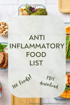 Combat inflammation with our ultimate anti-inflammatory food list! Discover which foods can help reduce inflammation and boost your overall health. Click to read more and start incorporating these powerful ingredients into your diet today! Olly Combat Cravings, Anti Inflammation List, What To Eat To Reduce Inflammation, How To Start Anti Inflammation Diet, The Makers Diet Food List, Top Inflammatory Foods, Non Inflammatory Foods List, Low Immflamatory Diet, No Refined Carbs Diet